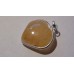 Crystal Yellow Aventurine Heart Pendant with necklace & Bag.
