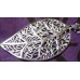 Sterling Silver LEAF Pendant and sterling silver necklace set.