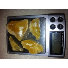 Orange Calcite x4