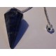 Lapis Lazuli multi faceted cone healing dowsing pendulum